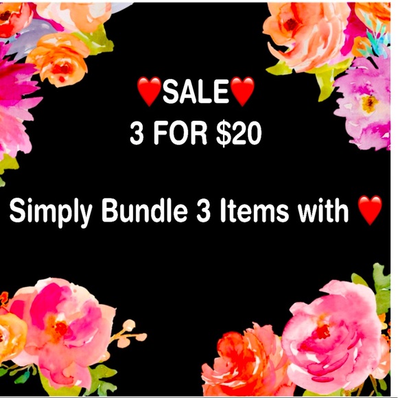 Bundle 3 Different Items with a ❤️ In The Listing - Picture 1 of 1